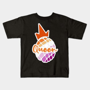 Pride'n'apple Lesbian Queen ! Kids T-Shirt